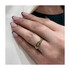 Złoty pierścionek zaręczynowy BRAID ażurowy z diamentem BU 536305 GS próba 375 Sezam - 1