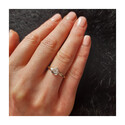 Pierścionek złoty zaręczynowy Serce Magic z diamentem KU 3297 próba 585 Sezam - 1