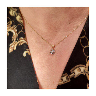 Zawieszka złota JUBILE nr AW 48325 YW próba 585