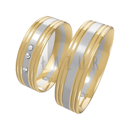 Obrączki Ślubne LA B16 próba 585