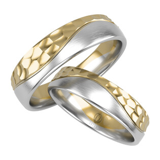 Obrączki Ślubne LA B159 próba 585