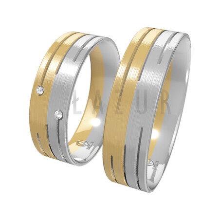 Obrączki Ślubne LA B34 próba 585