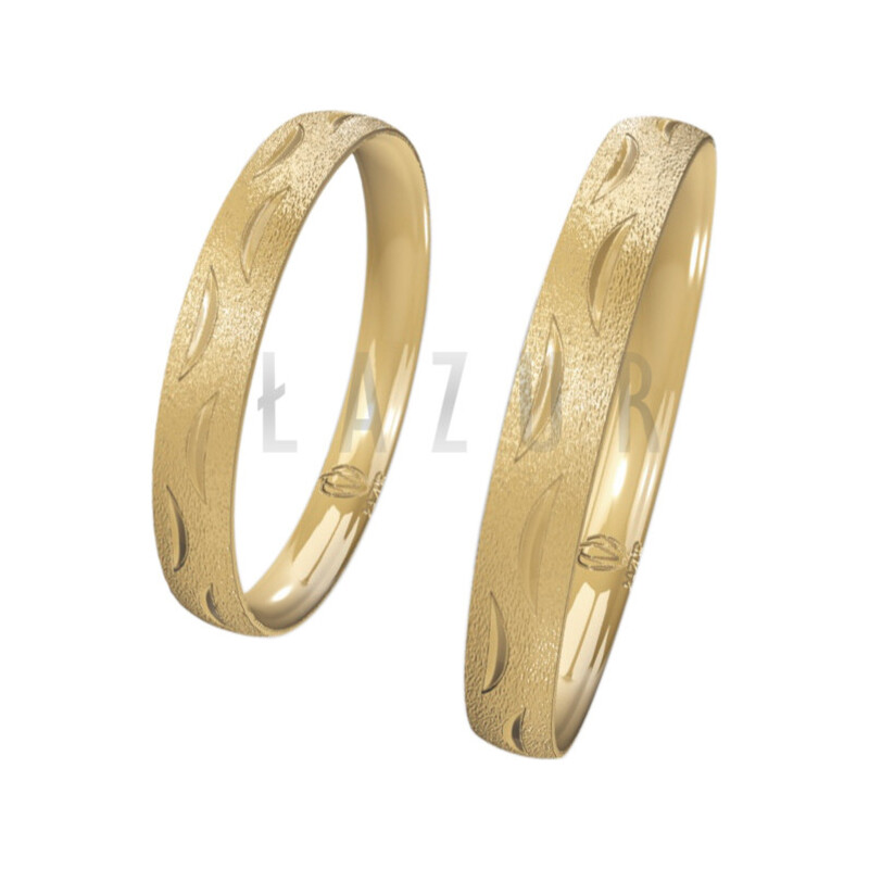 Obrączka Obrączki Ślubne LA L14 próba 585