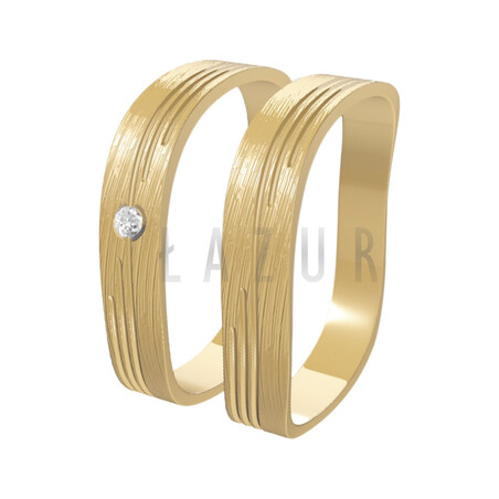 Obrączki Ślubne LA N19 próba 585