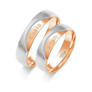 Obrączki ślubne ZO OP-2 próba 585