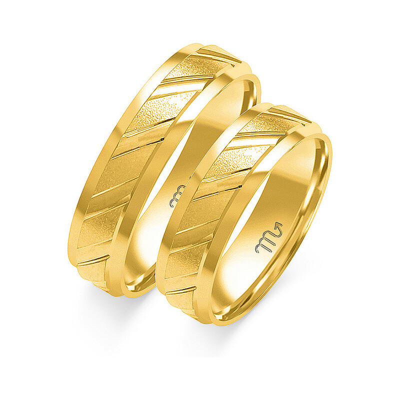 Obrączki ślubne ZO O-11 próba 585