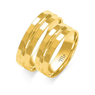 Obrączki ślubne ZO O-14 próba 585