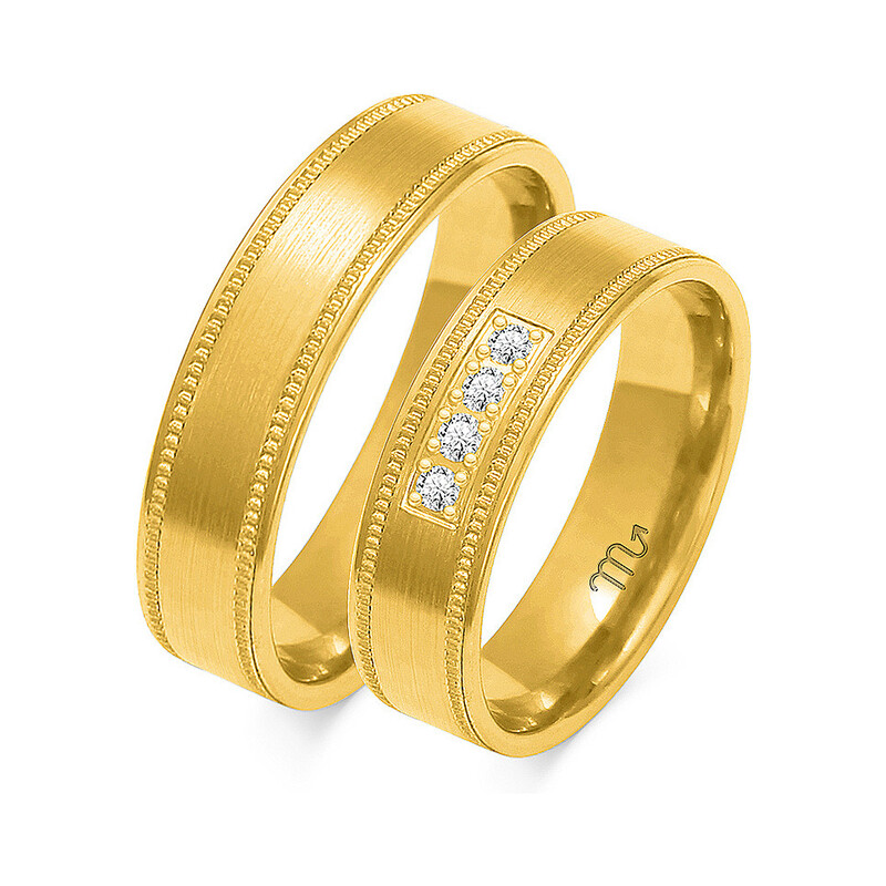 Obrączki ślubne ZO O-76 próba 585