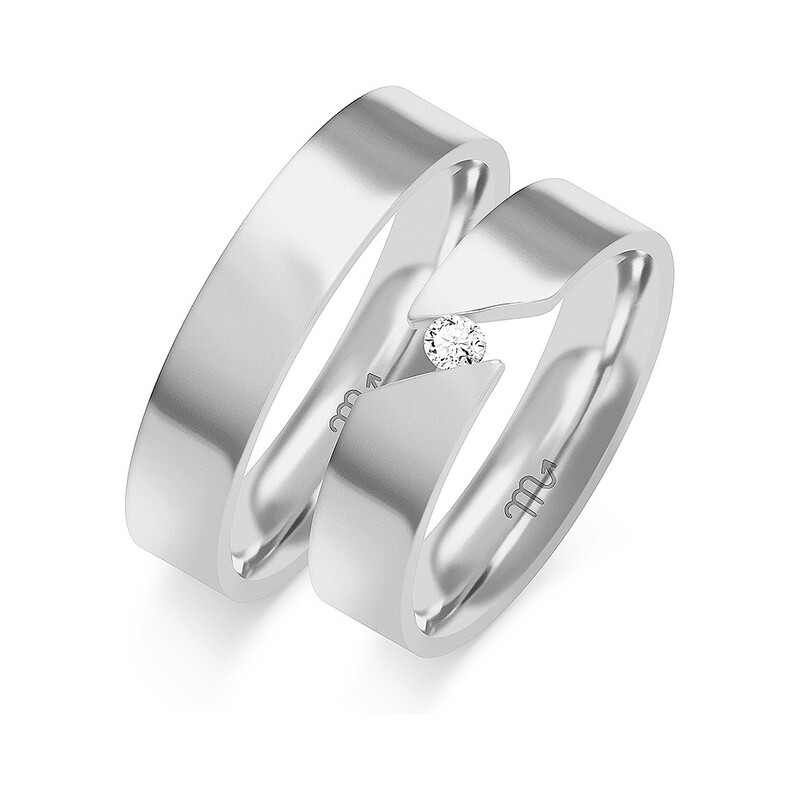 Obrączki ślubne ZO O-77 próba 585