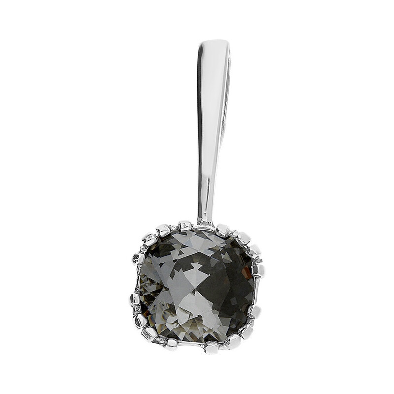 Zawieszka srebrna z kryształem Swarovski kolekcja Brilas nr KP 05550 Silver Night próba 925