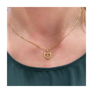 Serduszko ramka+środek z brylantem AW 69331 Y próba 585