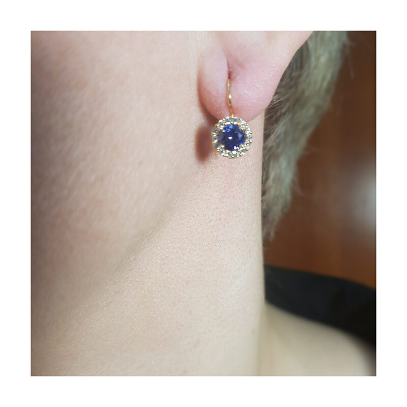 Kolczyki markiza okrągła b+f/ang.zap. OS 96-3137 AME próba 585