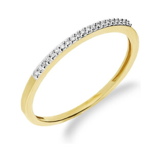 Pierścionek RINGS-0,05ct Miłości KU 10295 próba 585