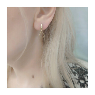 Kolczyki złote kropla dł.sztyft  nr AR 7985  próba 333