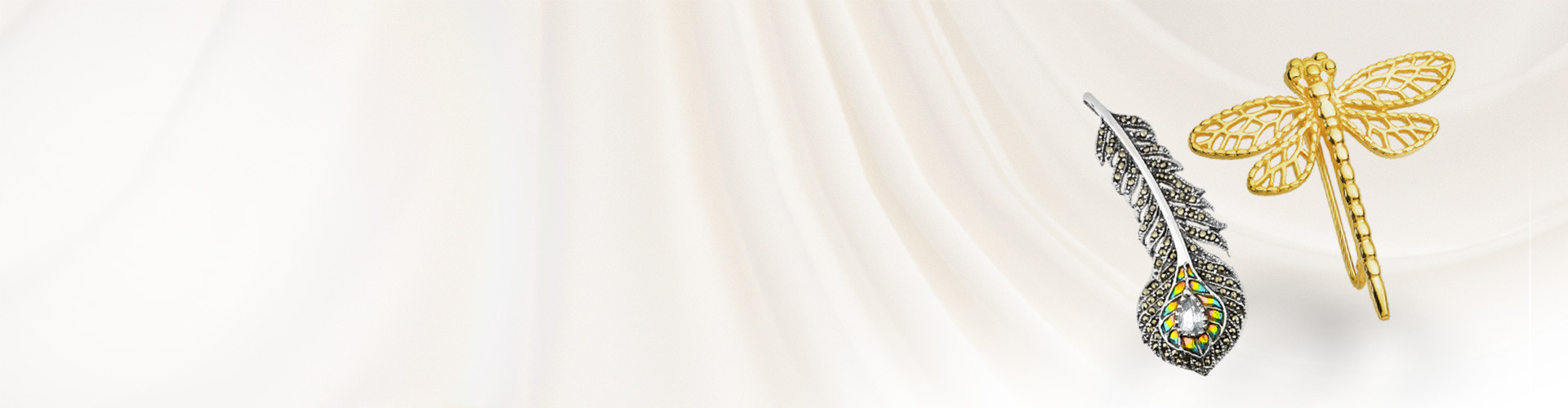 Broszki damskie - elegancka biżuteria - Jubiler Sezam