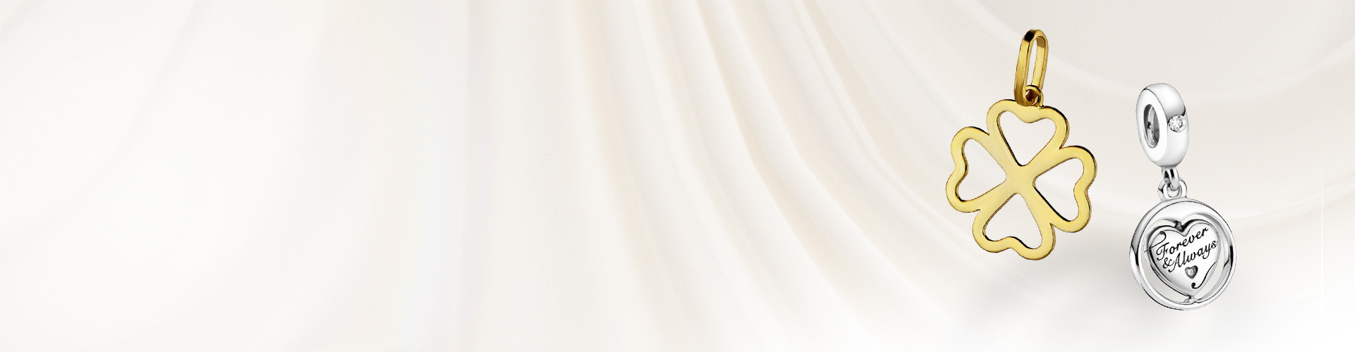 Zawieszki do naszyjników i bransoletek - złote i srebrne - Jubiler Sezam