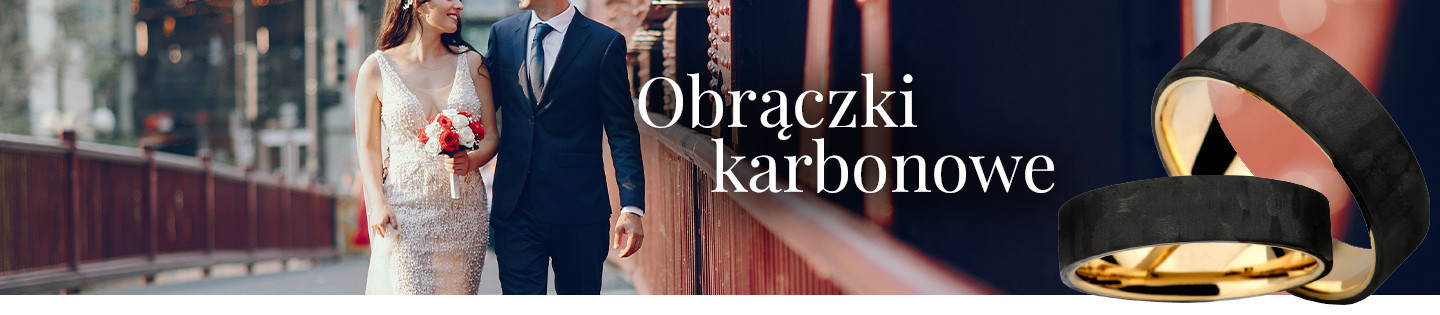 Obrączki karbonowe