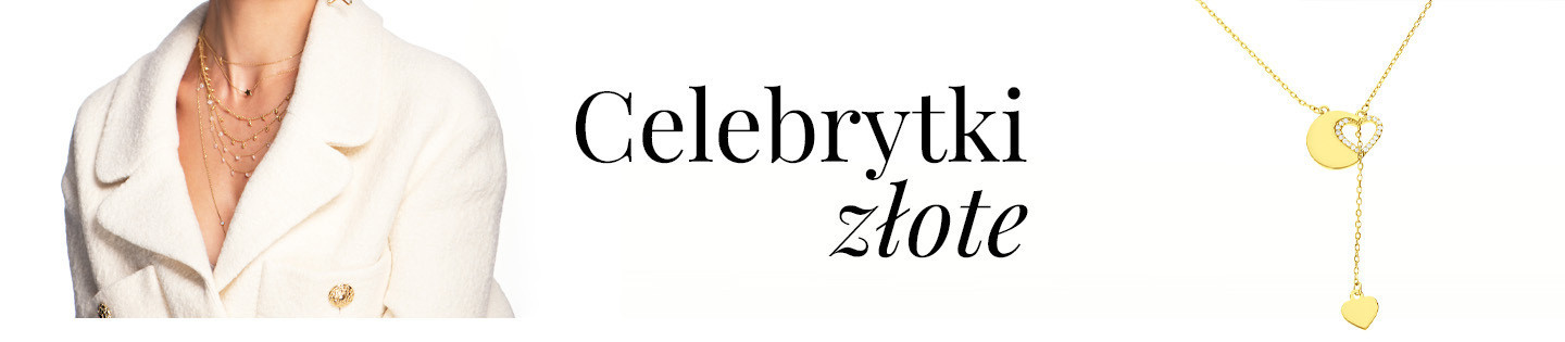 Celebrytki złote