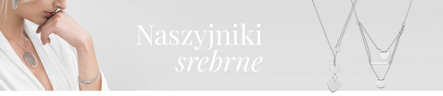 Naszyjniki srebrne