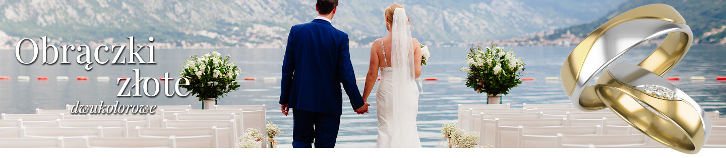 Obrączki dwukolorowe