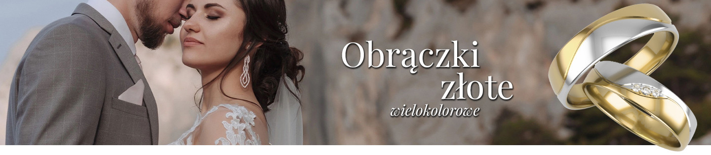 Obrączki trzykolorowe