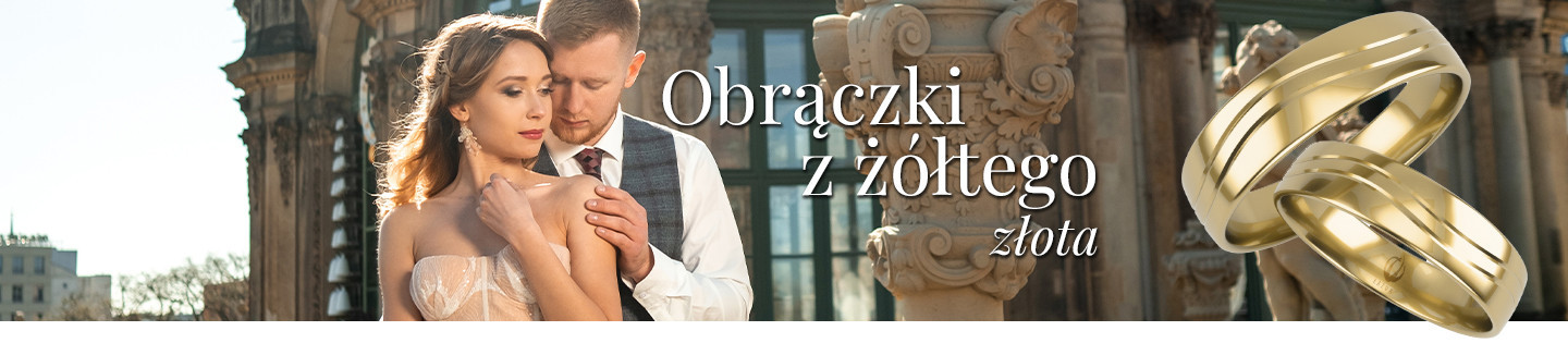 Obrączki z żółtego złota