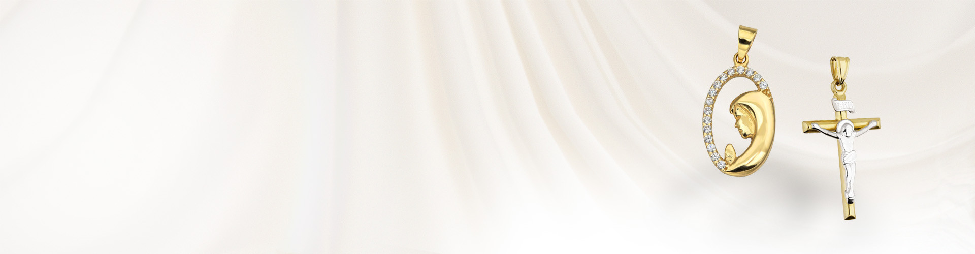 Dewocjonalia: Krzyżyki, Medaliki - Sklep Jubiler Sezam