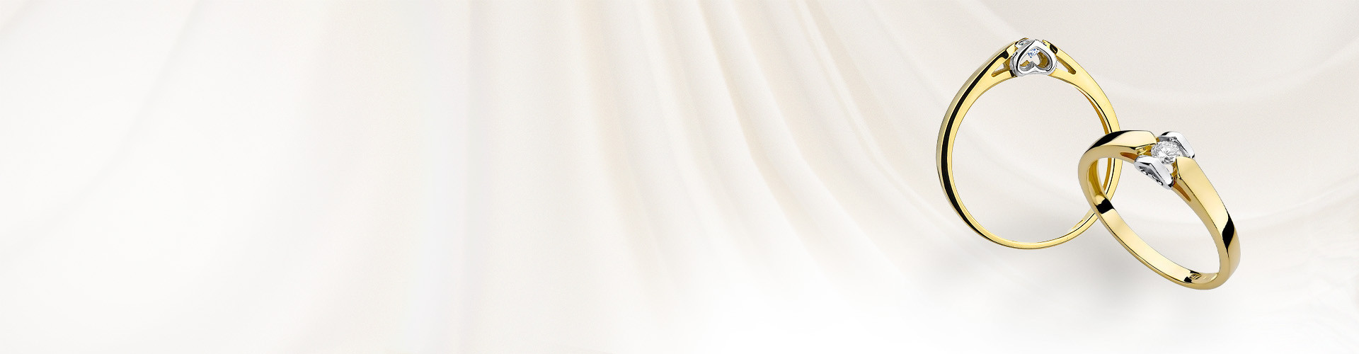 Amado złota biżuteria z diamentami - nowoczesne wzory | Jubiler Sezam