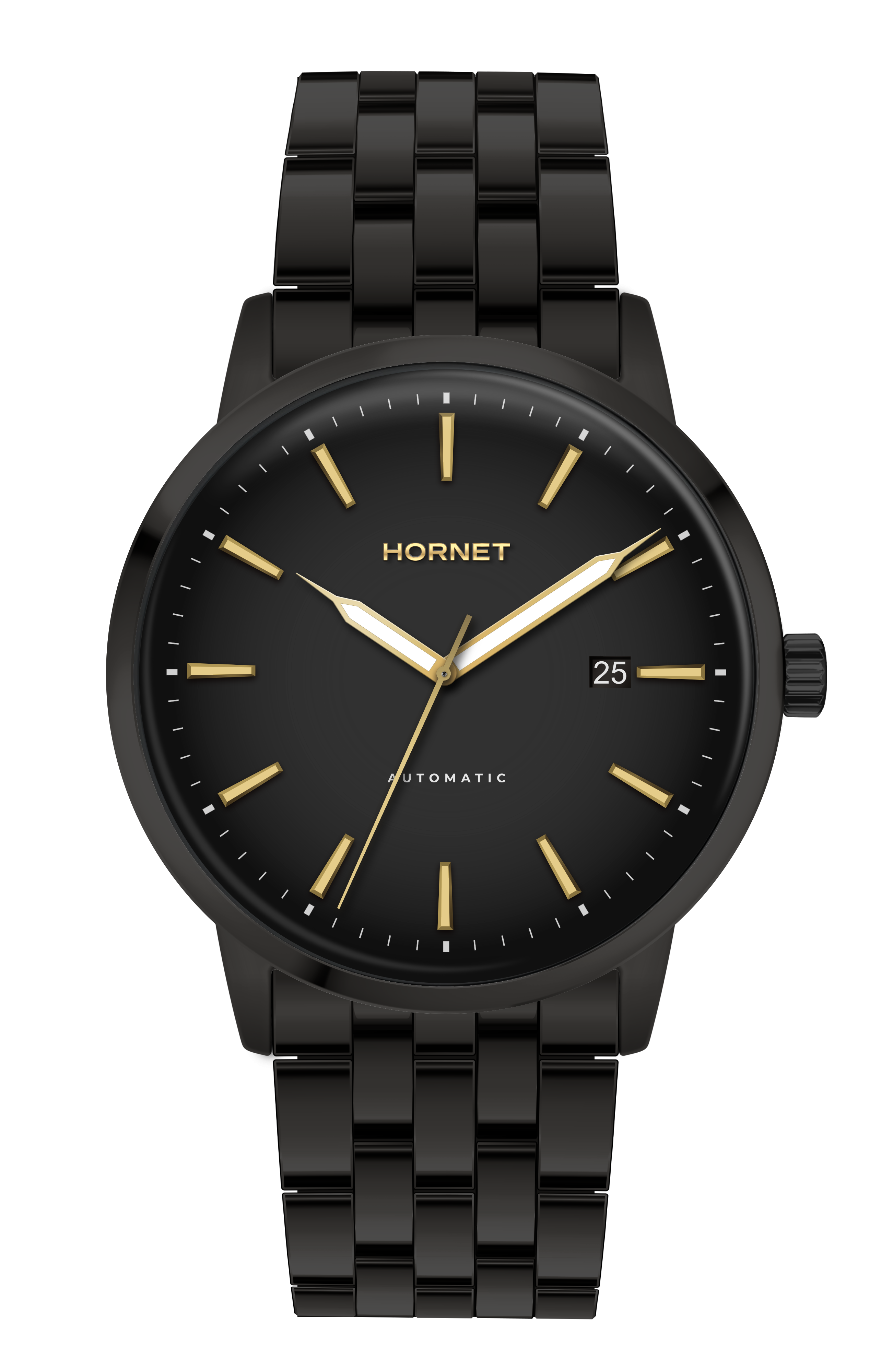 Hornet Automatic czarny zegarek męski z datą Sklep Jubilerski Sezam
